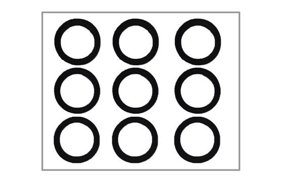 La lente sigillata che protegge la schiuma tagliante si applica alla macchina fotografica